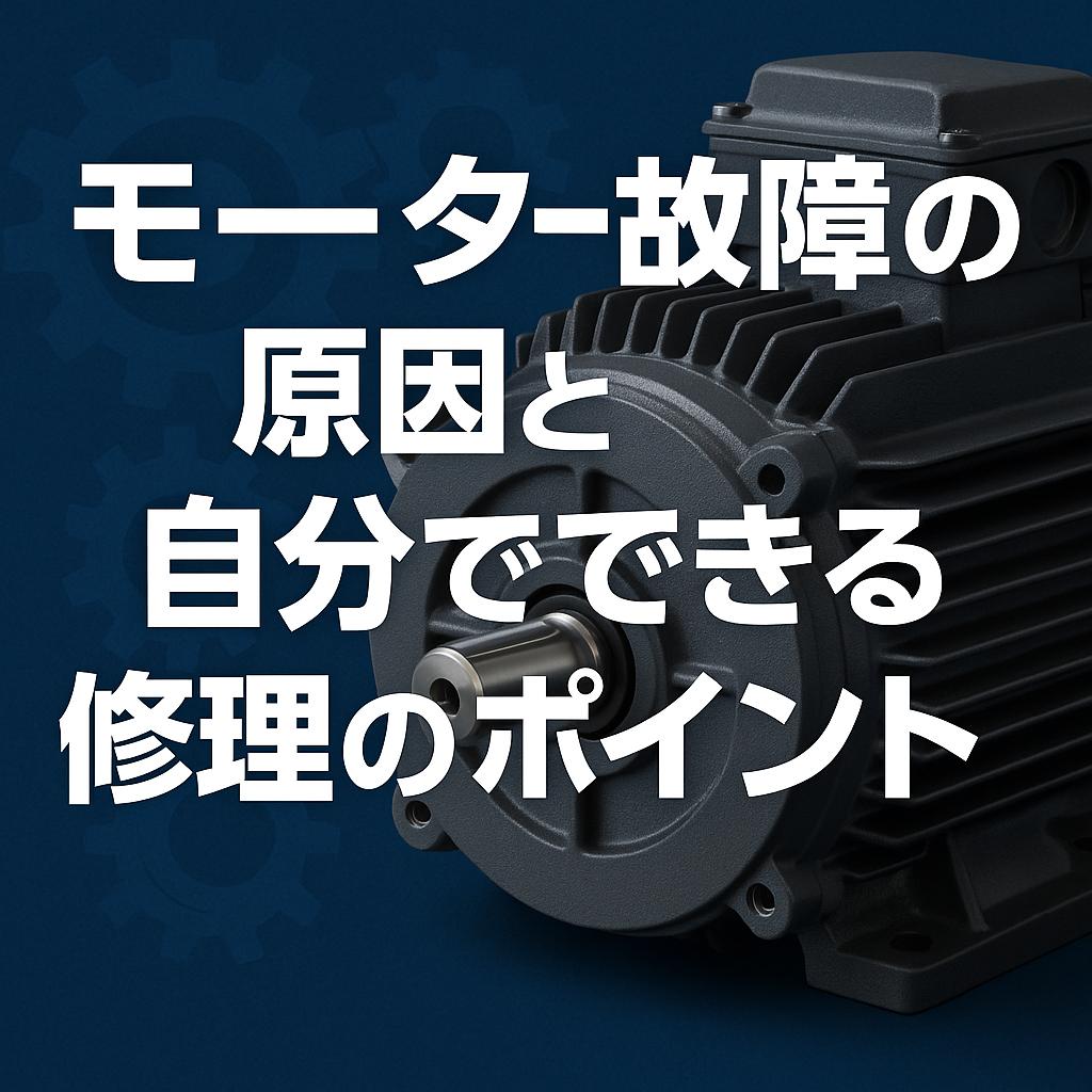 モーター故障の原因と自分でできる修理のポイント